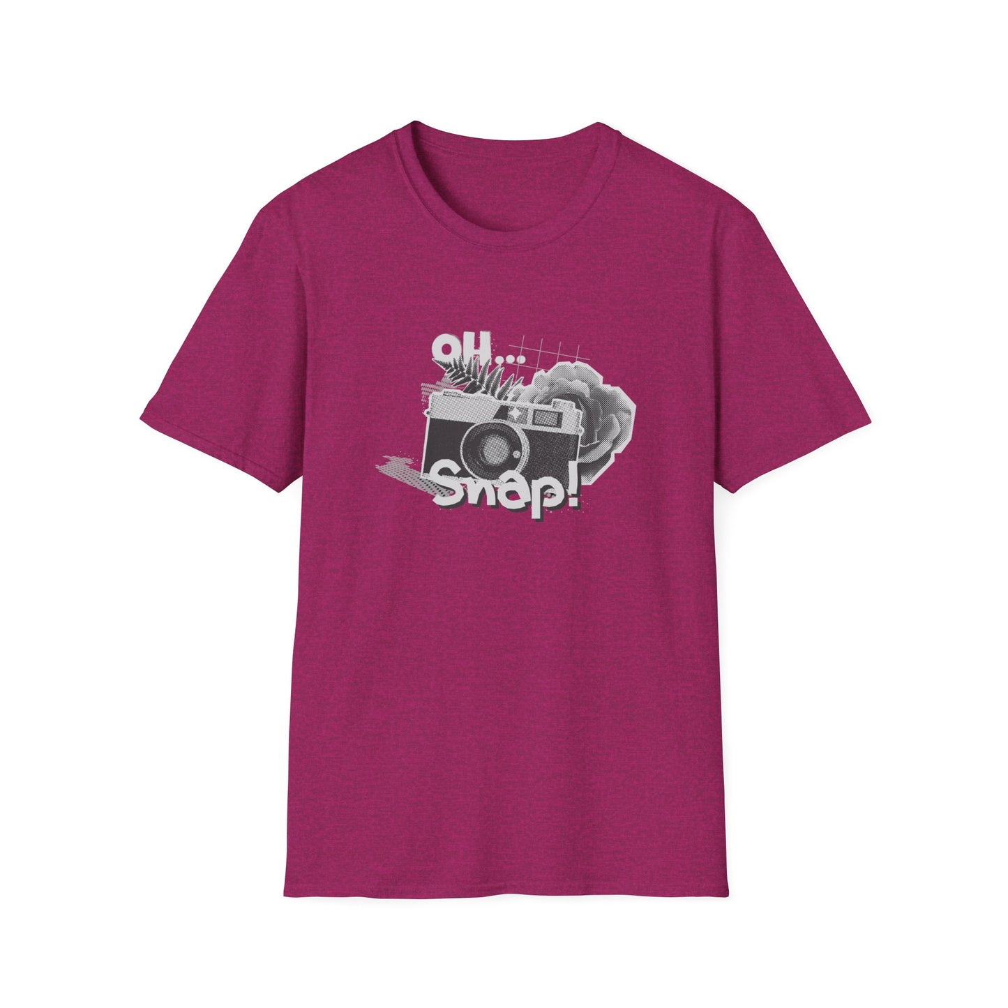 Oh Snap! Graphic T-Shirt, Photography Gift, Unisex Casual Tee, Perfect for Photographers, Photography Lover Apparel