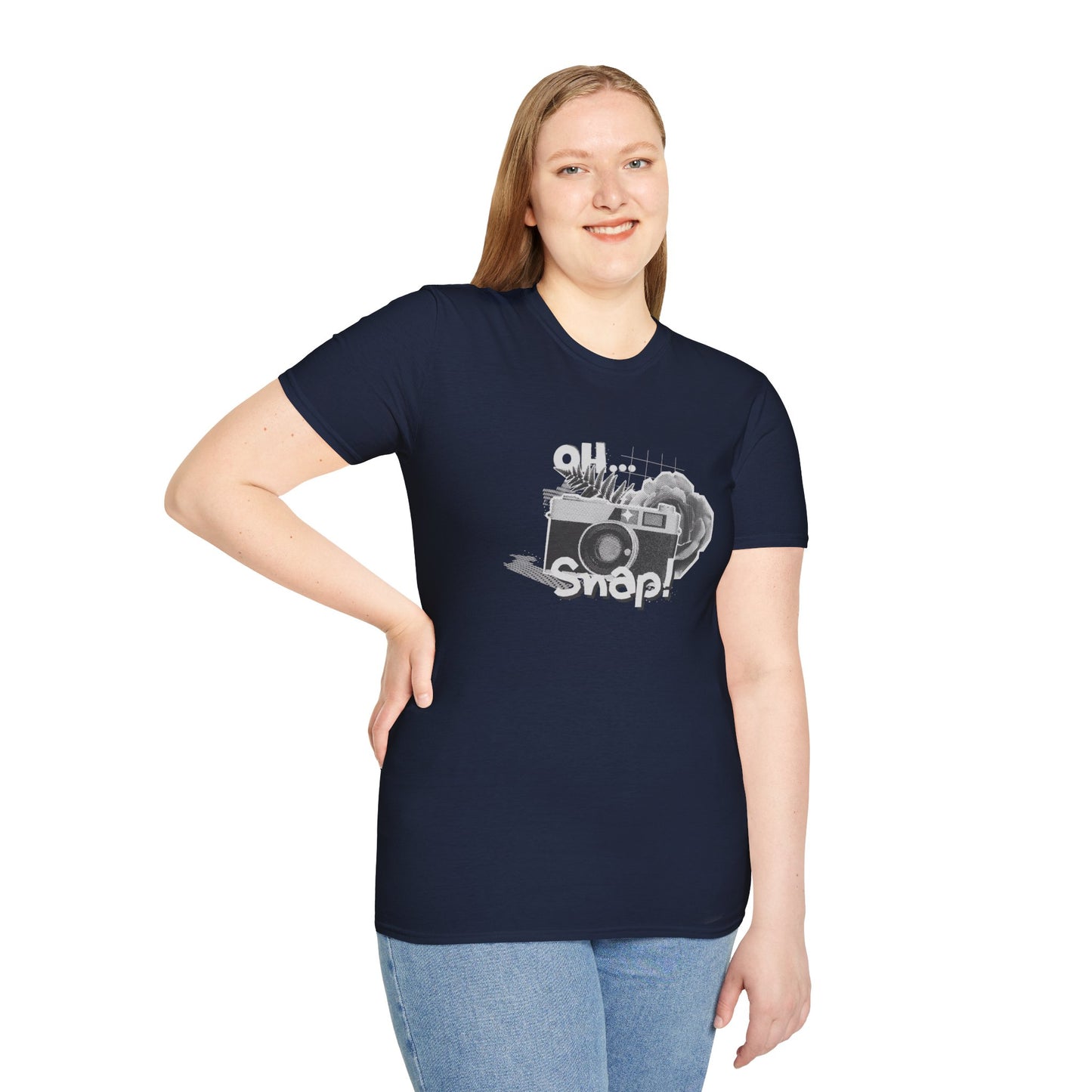 Oh Snap! Graphic T-Shirt, Photography Gift, Unisex Casual Tee, Perfect for Photographers, Photography Lover Apparel