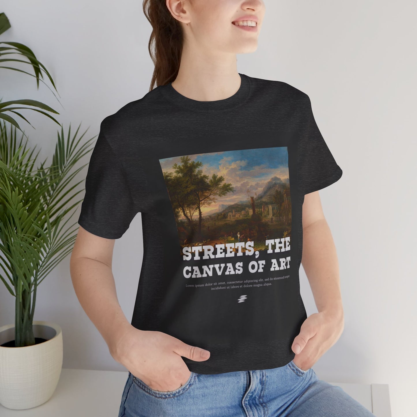 Artistic Graphic Tee - Streets, the Canvas of Art | Unisex Short Sleeve Shirt, Gift for Artists, Art Lovers, Casual Wear, Unique Gifts