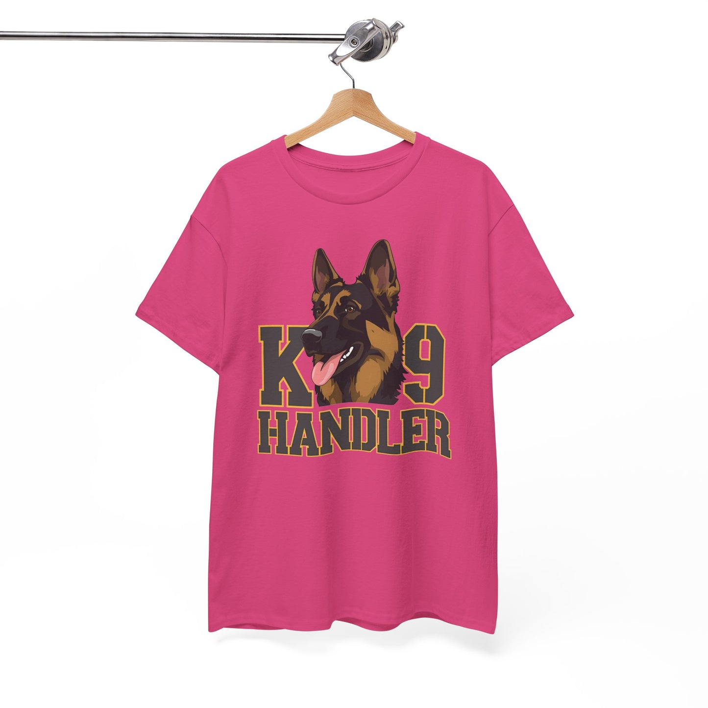 German Shepherd K9 Handler Tee, Perfect for Dog Lovers, Gift for Pet Owners, Unisex Cotton T-Shirt