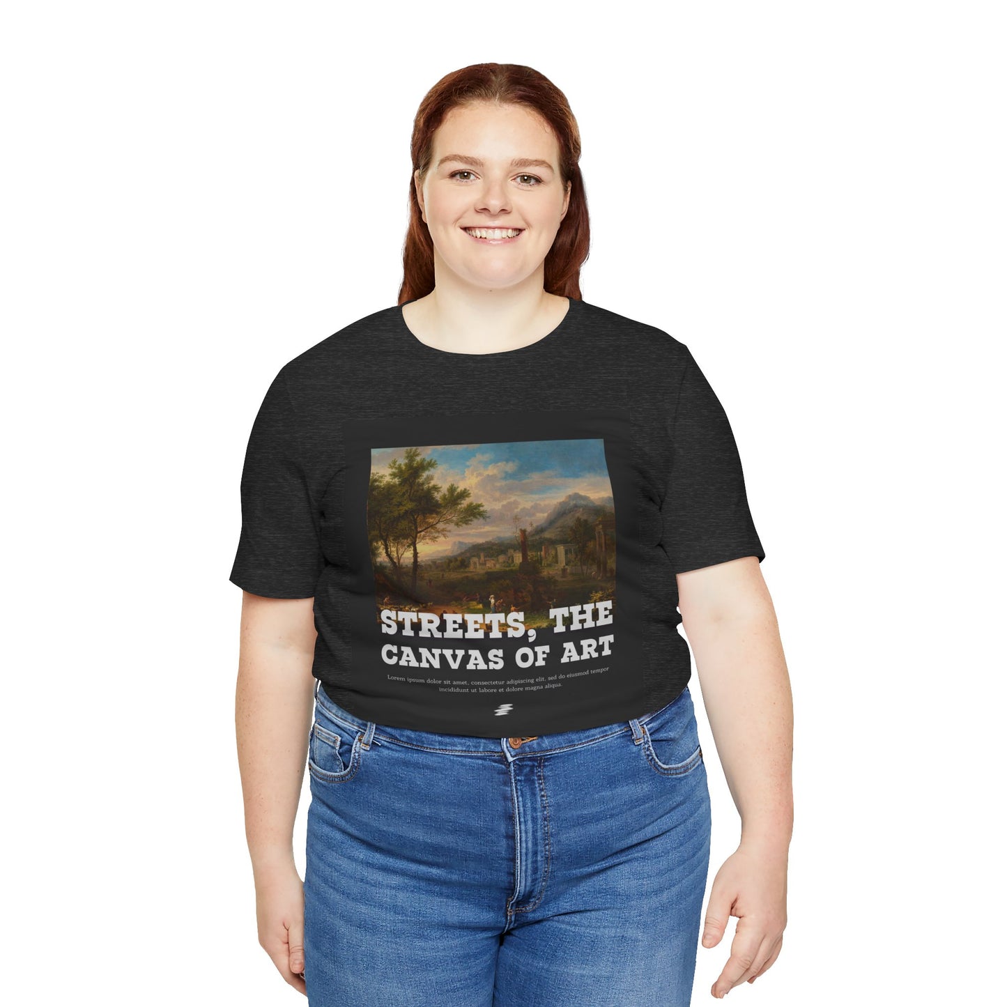 Artistic Graphic Tee - Streets, the Canvas of Art | Unisex Short Sleeve Shirt, Gift for Artists, Art Lovers, Casual Wear, Unique Gifts