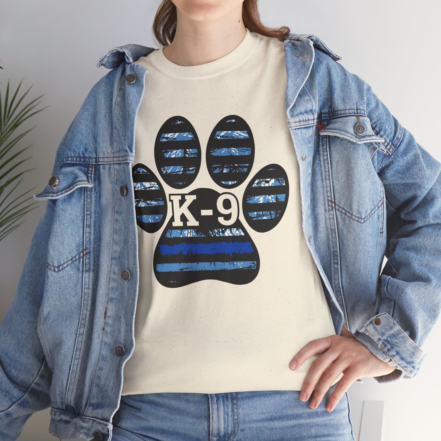 K-9 Paw Print Tee – Unisex Cotton Tee for Dog Lovers, Pet Owners, Animal Rescue Supporters