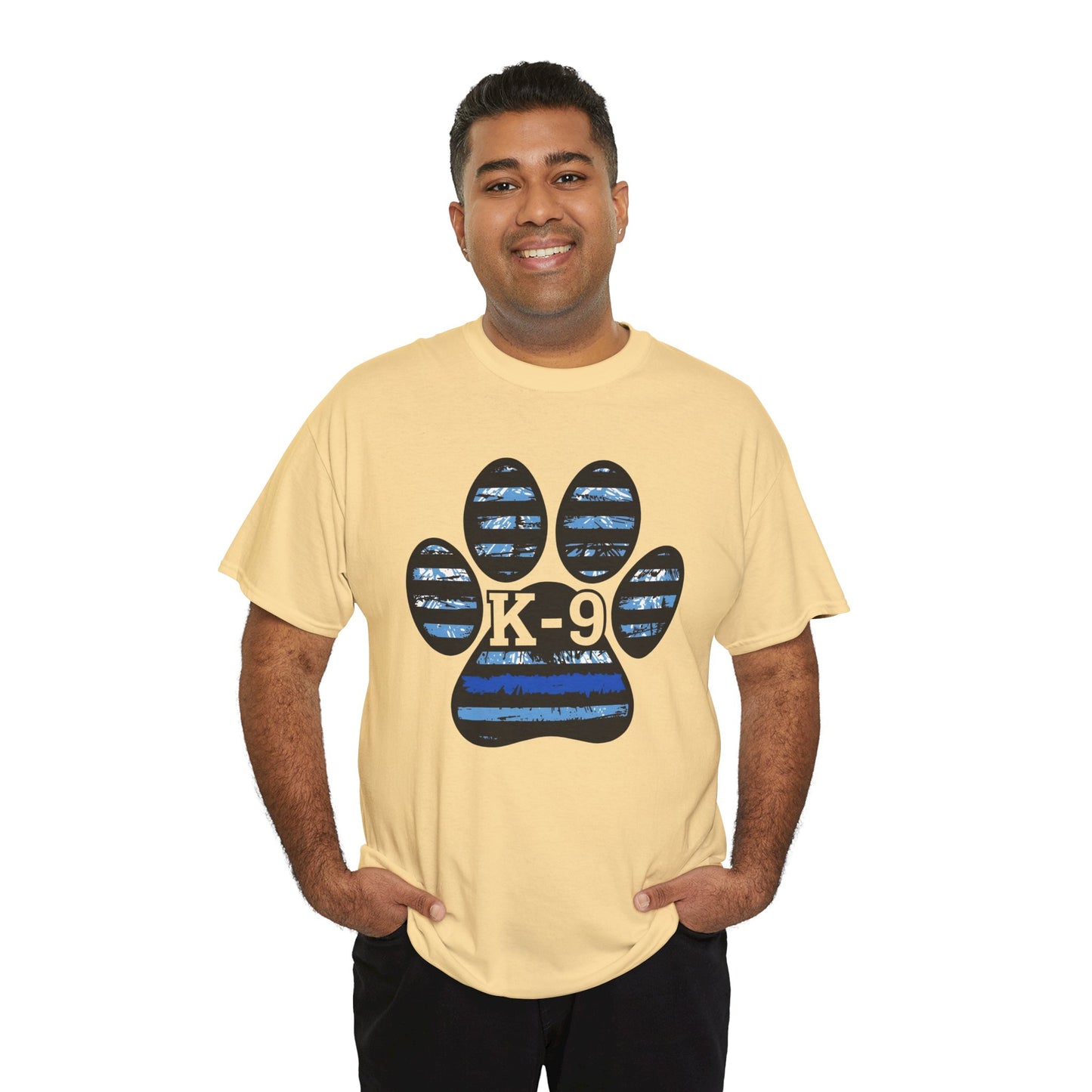 K-9 Paw Print Tee – Unisex Cotton Tee for Dog Lovers, Pet Owners, Animal Rescue Supporters