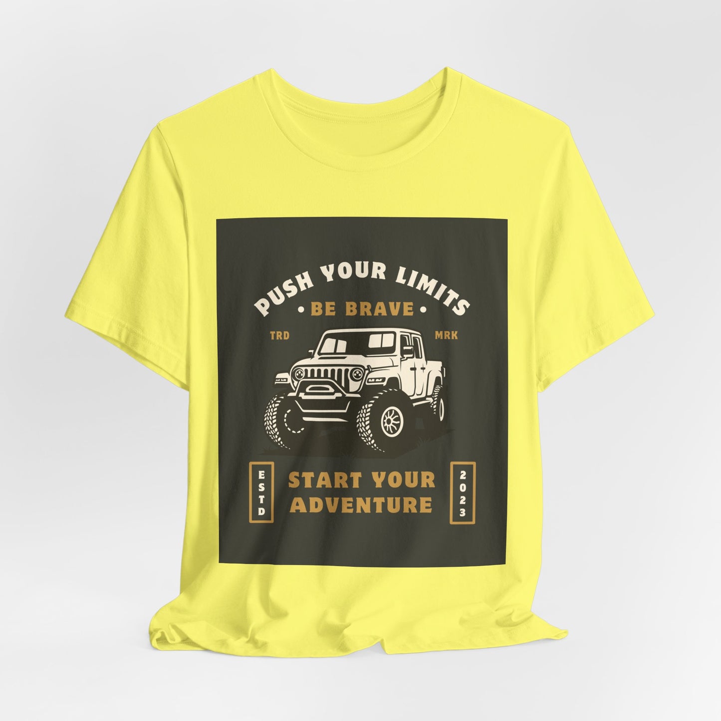 Push Your Limits Adventure-Inspiring Unisex Jersey Tee, Outdoor Shirt, Motivational T-Shirt, Gift for Adventurers, Hiking Apparel, Travel Tee