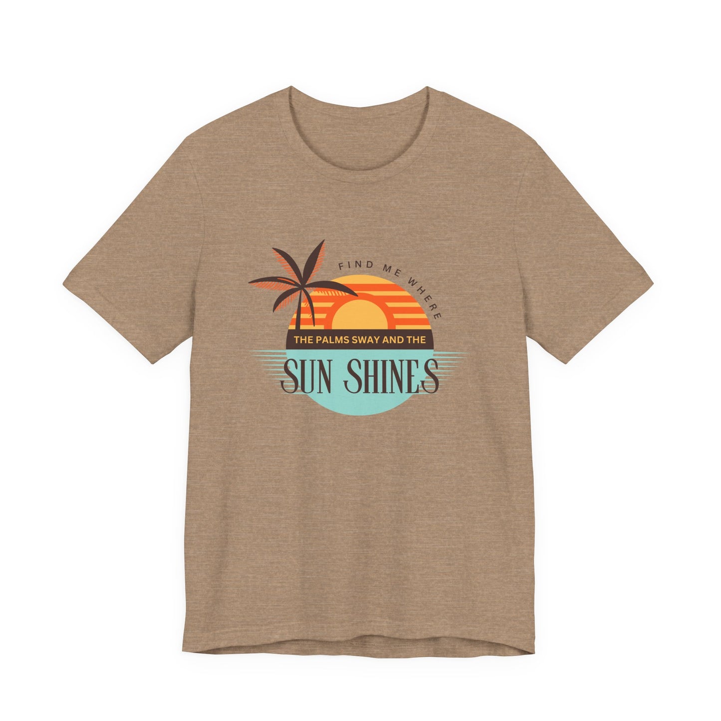 Tropical Vibes Tee - Relaxing Beach Sunset Design for Travelers and Summer Lovers, Perfect Gift for Vacations, Beach Days, and Casual Style
