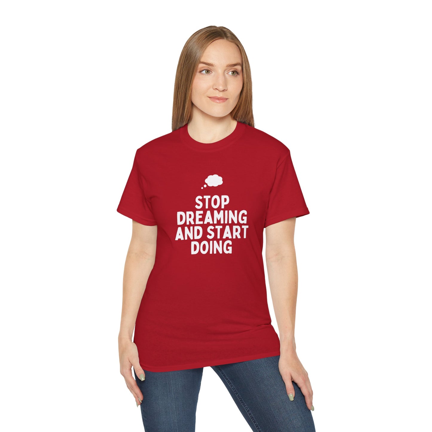 Motivational Quote T-Shirt - Unisex Ultra Cotton Tee, Dreamers, Doers, Positive Vibes, Inspirational Gift, Everyday Wear, Casual Style