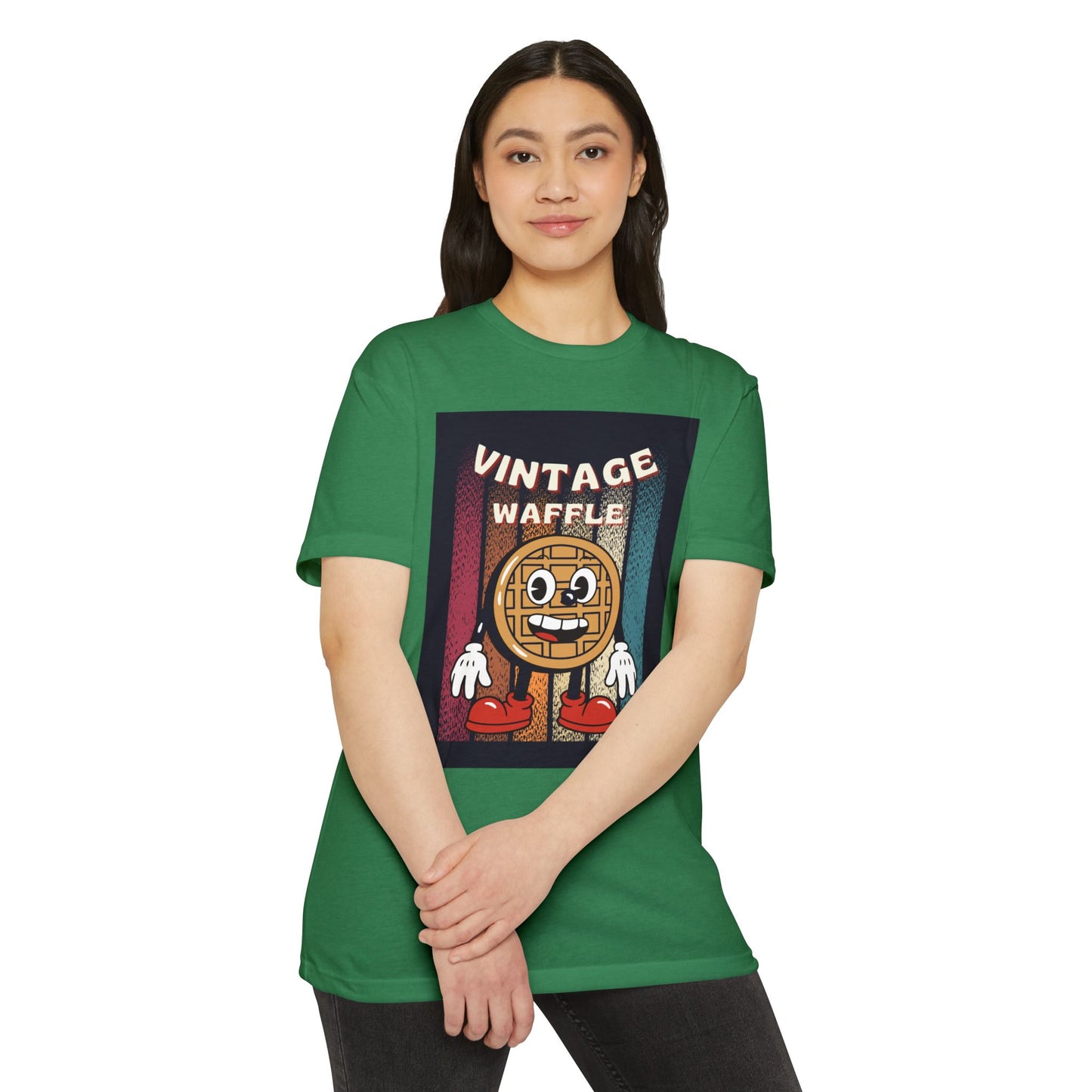 Vintage Waffle Unisex T-Shirt, Fun Retro Tee, Foodie Apparel, Perfect Gift for Breakfast Lovers, Casual Everyday Wear, Unique Graphic Shirt