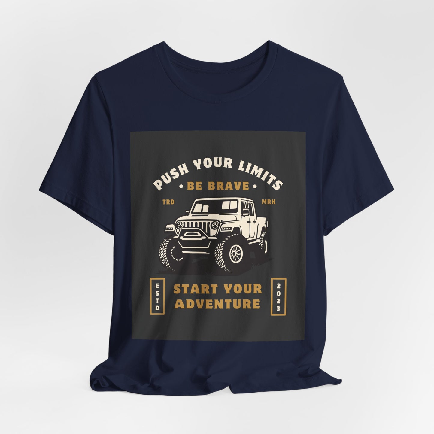 Push Your Limits Adventure-Inspiring Unisex Jersey Tee, Outdoor Shirt, Motivational T-Shirt, Gift for Adventurers, Hiking Apparel, Travel Tee