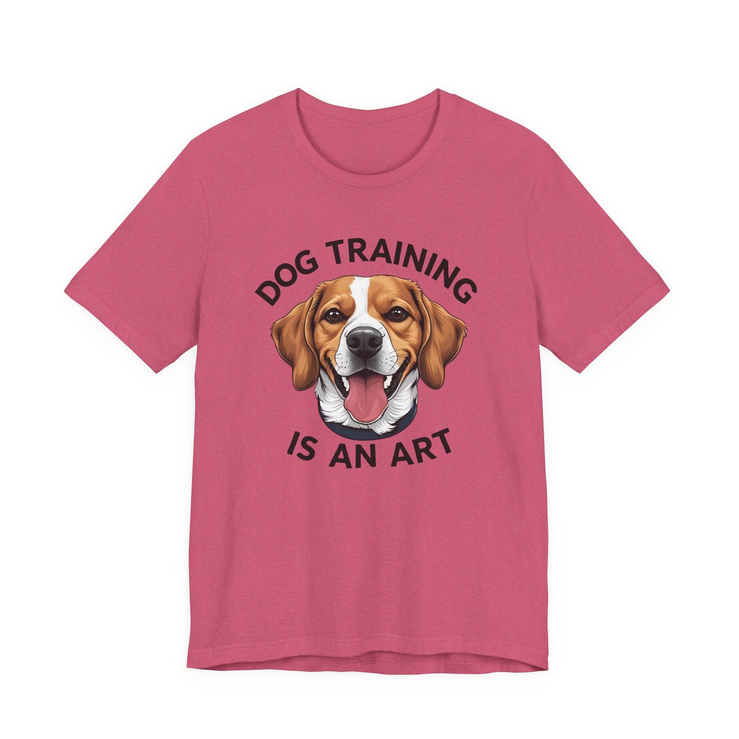 Dog Training is An Art Tee - Unisex Jersey Short Sleeve, Gift for Dog Lovers, Training T-Shirt, Dog Owner Apparel, Cute Canine Shirt
