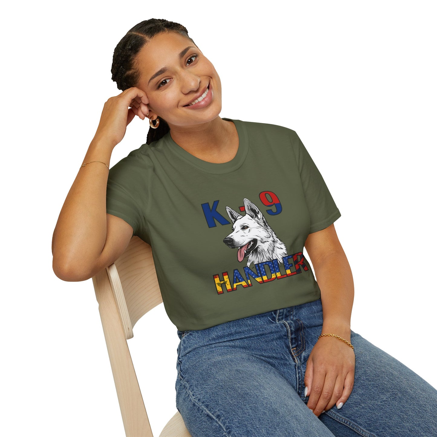 German Shepherd K9 Handler T-Shirt, Police Dog Tee, Canine Enthusiast Apparel