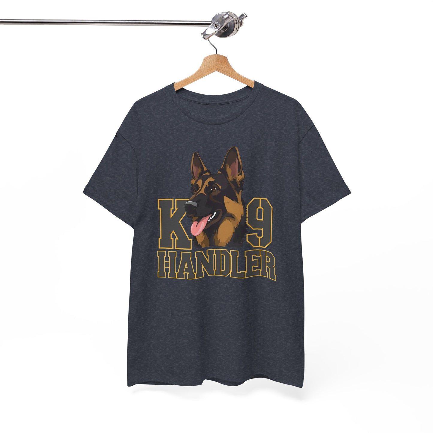 German Shepherd K9 Handler Tee, Perfect for Dog Lovers, Gift for Pet Owners, Unisex Cotton T-Shirt