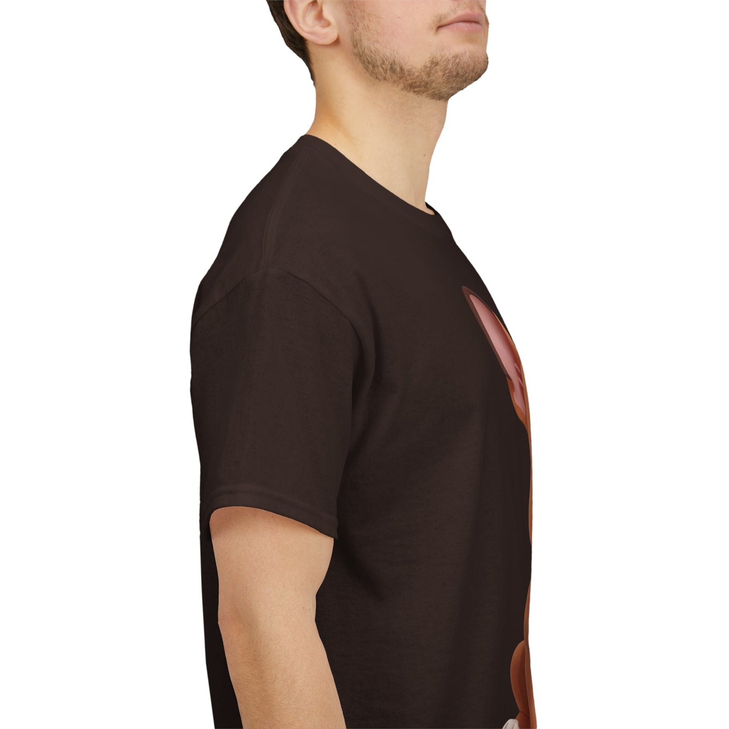 Cute 3D French Bulldog T-Shirt Unisex Heavy Cotton Tee, Dog Lover Gift