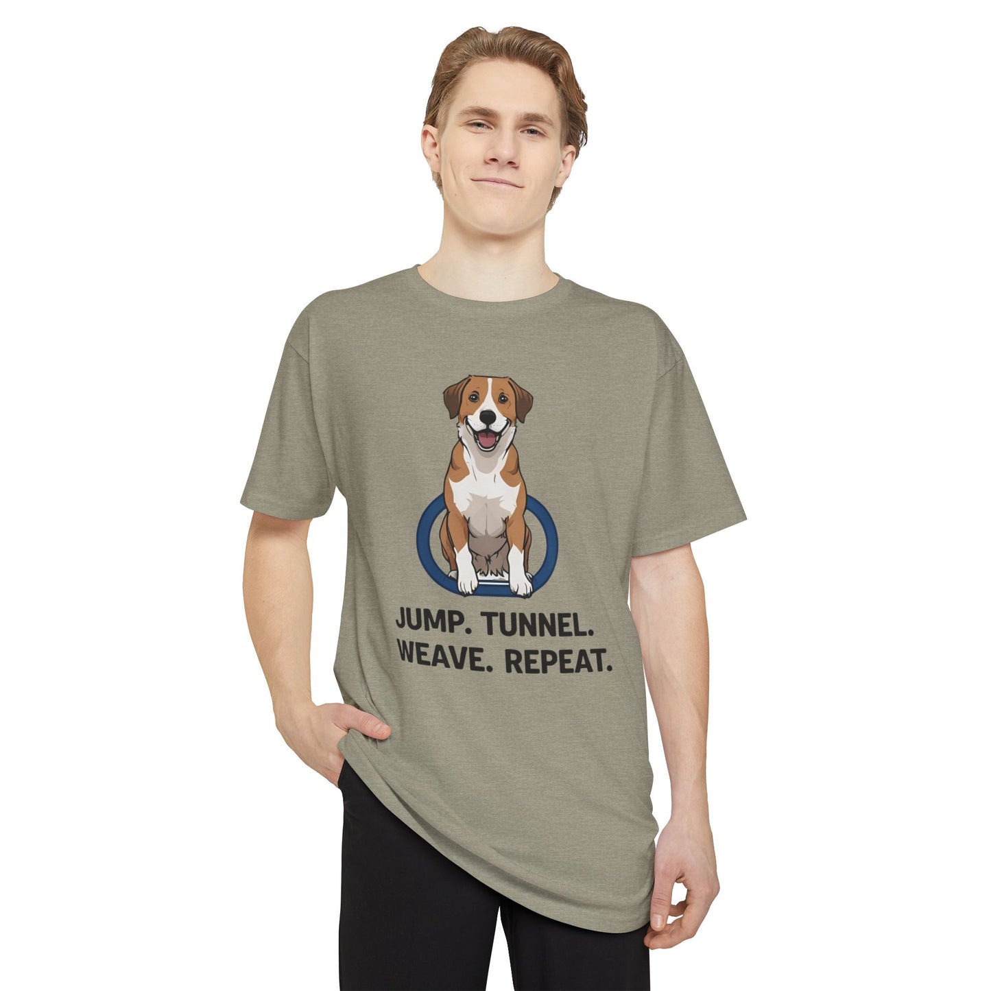 Dog Agility Unisex Long Body Urban Tee, Pet Lover Gift, Dog Training Shirt, Funny Dog Tee, Gift for Dog Owners