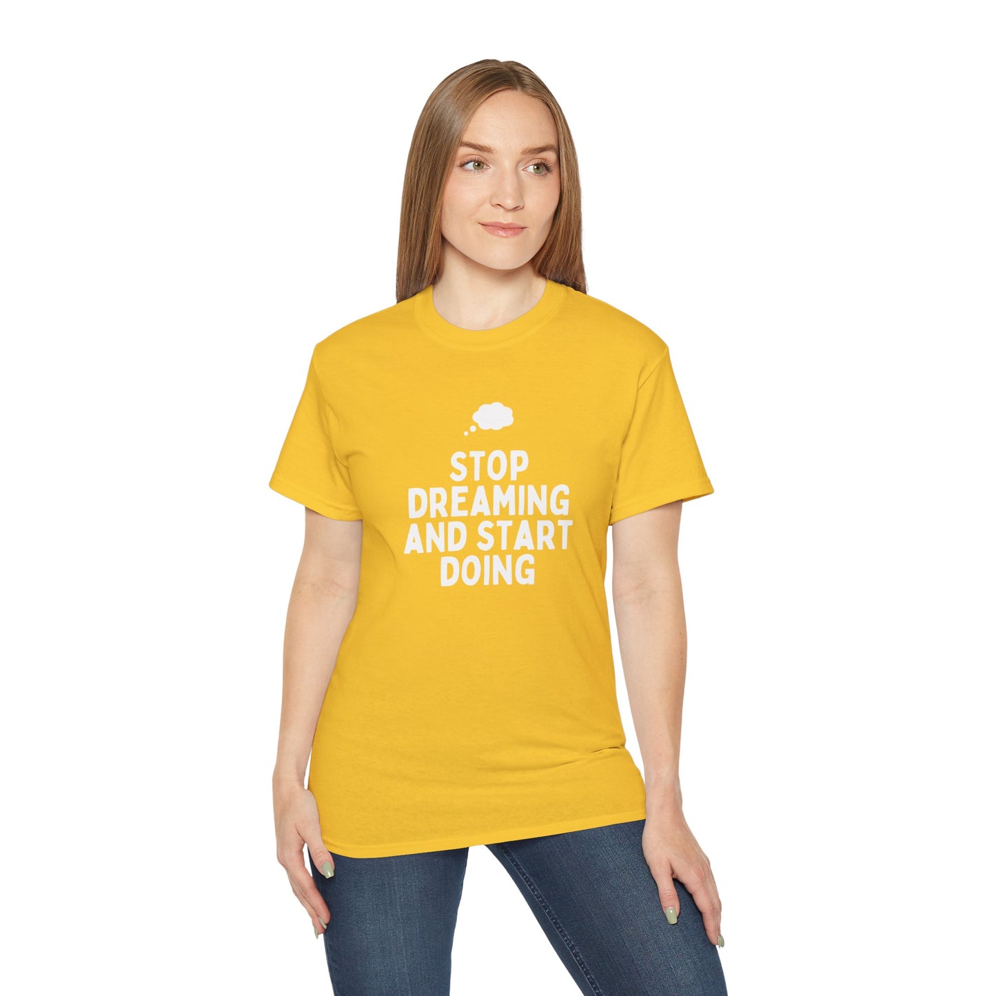 Motivational Quote T-Shirt - Unisex Ultra Cotton Tee, Dreamers, Doers, Positive Vibes, Inspirational Gift, Everyday Wear, Casual Style