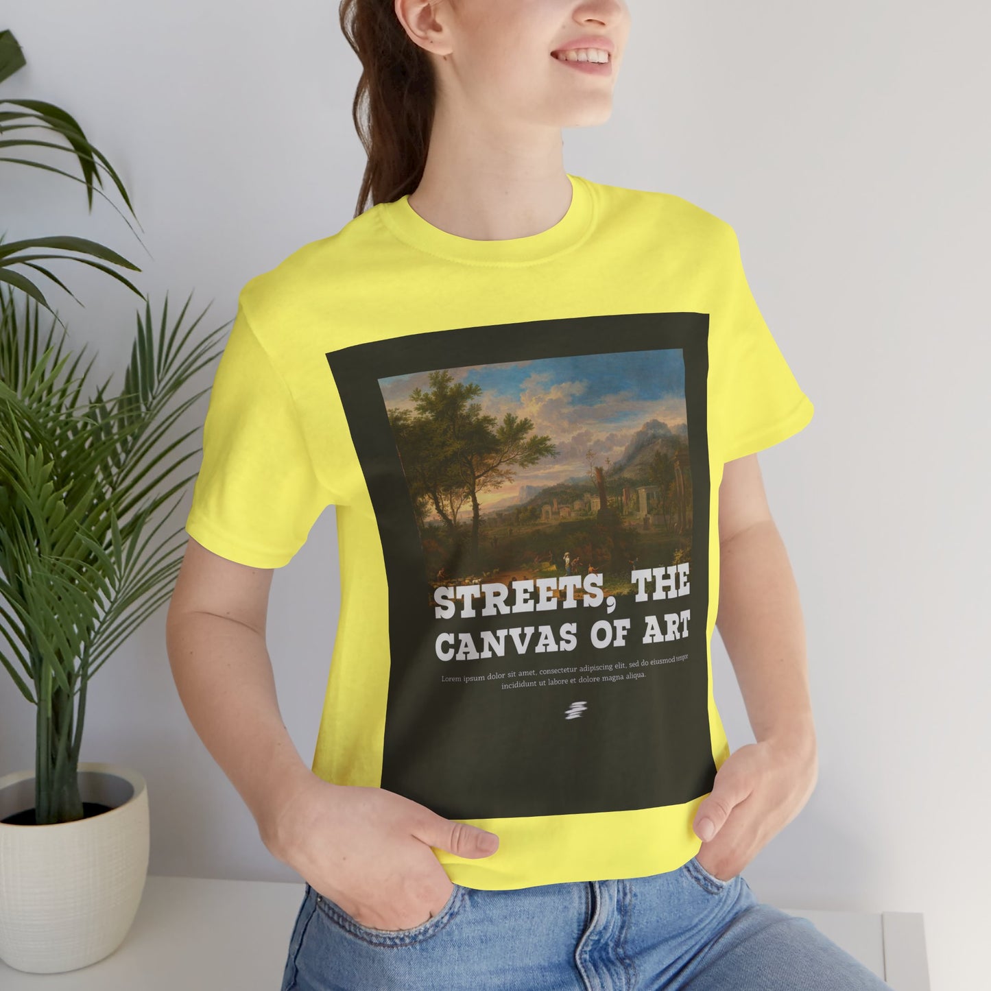 Artistic Graphic Tee - Streets, the Canvas of Art | Unisex Short Sleeve Shirt, Gift for Artists, Art Lovers, Casual Wear, Unique Gifts