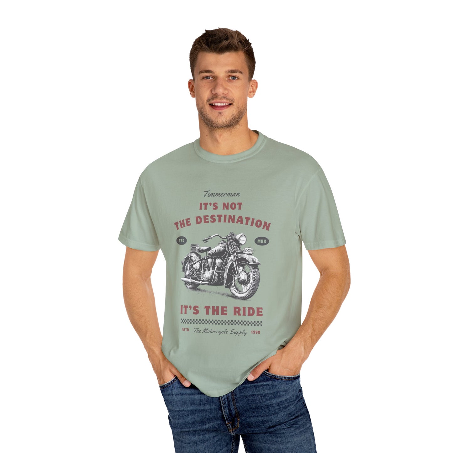 Vintage Motorcycle Ride T-Shirt - It's Not The Destination It's The Ride, Gift for Bikers, Adventure Clothing, Road Trip Outfit