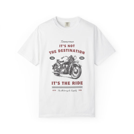 Vintage Motorcycle Ride T-Shirt - It's Not The Destination It's The Ride, Gift for Bikers, Adventure Clothing, Road Trip Outfit