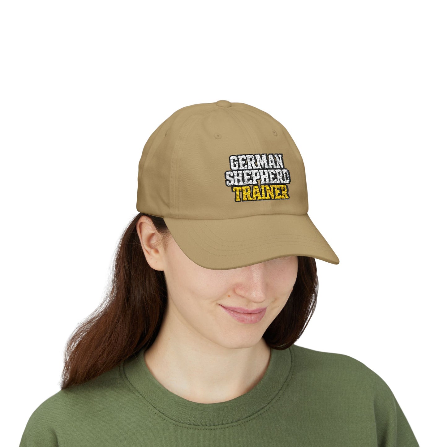 Embroidered German Shepherd Trainer Dad Cap | Perfect Gift for Dog Owners