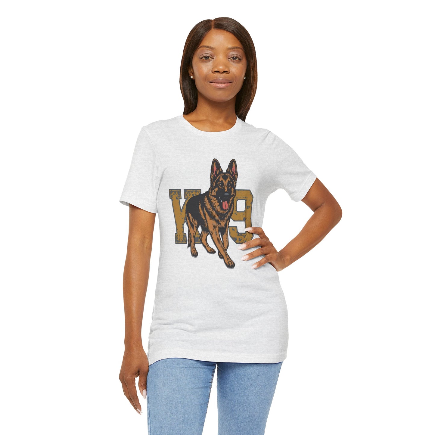 K9 Dog Lover German Shepherd Tee, Pet Owner Gift, Unisex Jersey Shirt