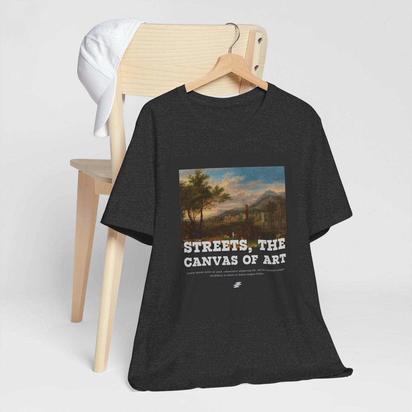 Artistic Graphic Tee - Streets, the Canvas of Art | Unisex Short Sleeve Shirt, Gift for Artists, Art Lovers, Casual Wear, Unique Gifts