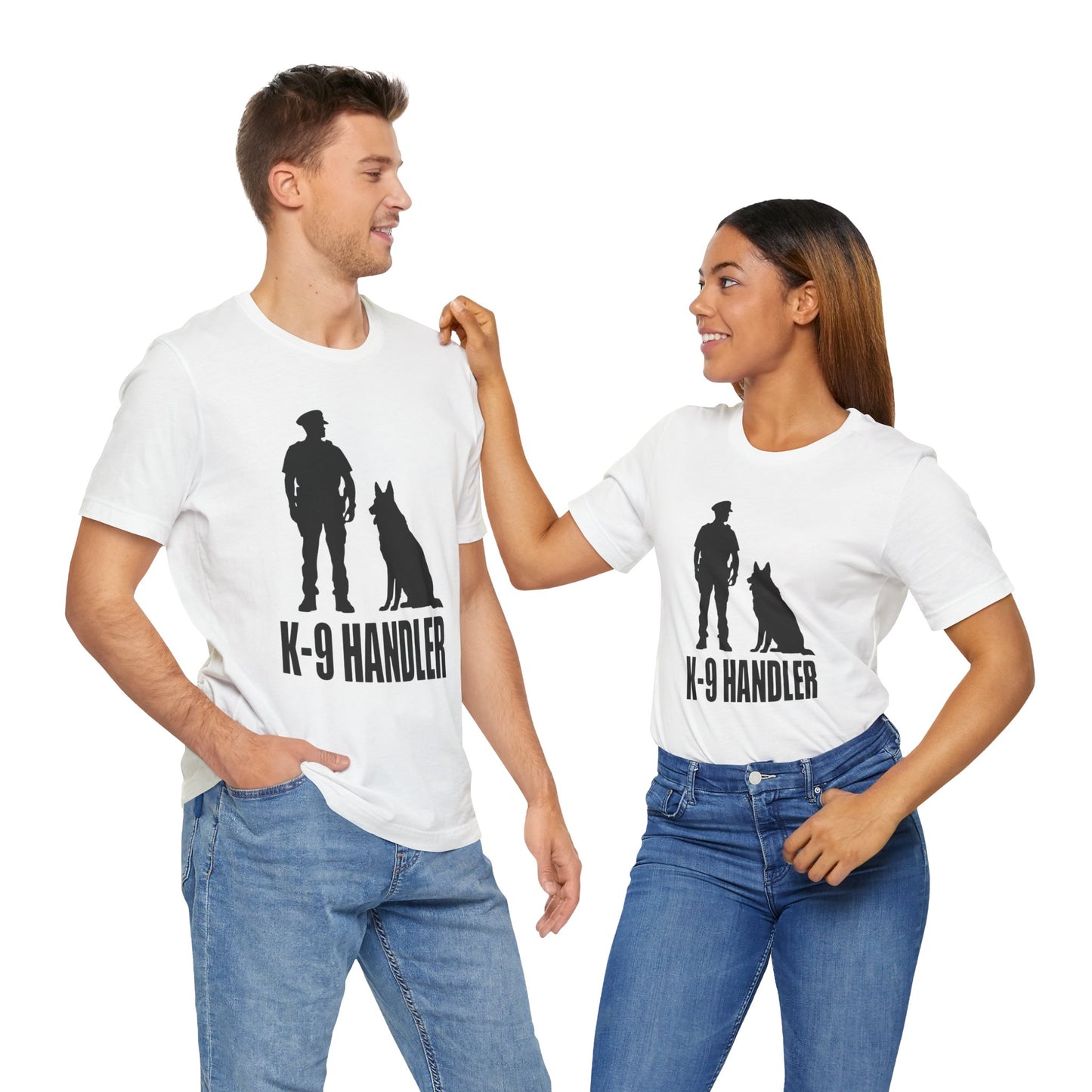 K9 Handler Unisex Tee, Dog Lover Gift, Pet Handler Shirt, Animal Advocate Apparel, Canine Enthusiast Top, Training Gear