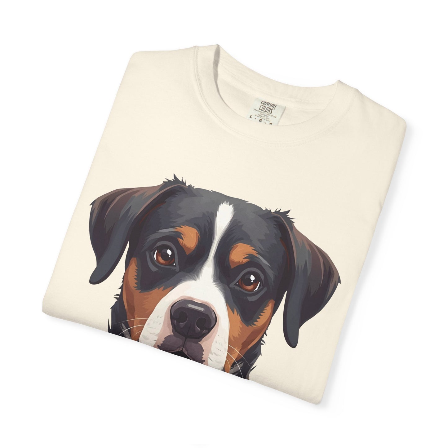 Unisex Tricolor Dog's 3D Design T-Shirt, Gift for Dog Owners, Animal Lover Apparel