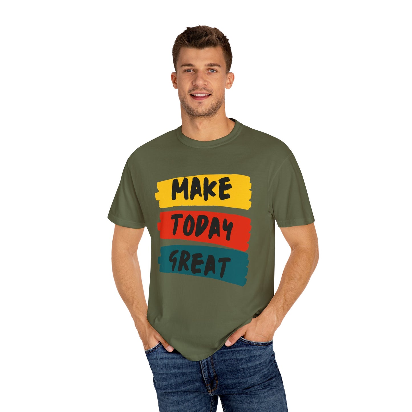 Motivational Unisex T-Shirt - Make Today Great, Casual Wear, Gifts for Her, Gifts for Him, Inspirational Tee, Everyday Comfort