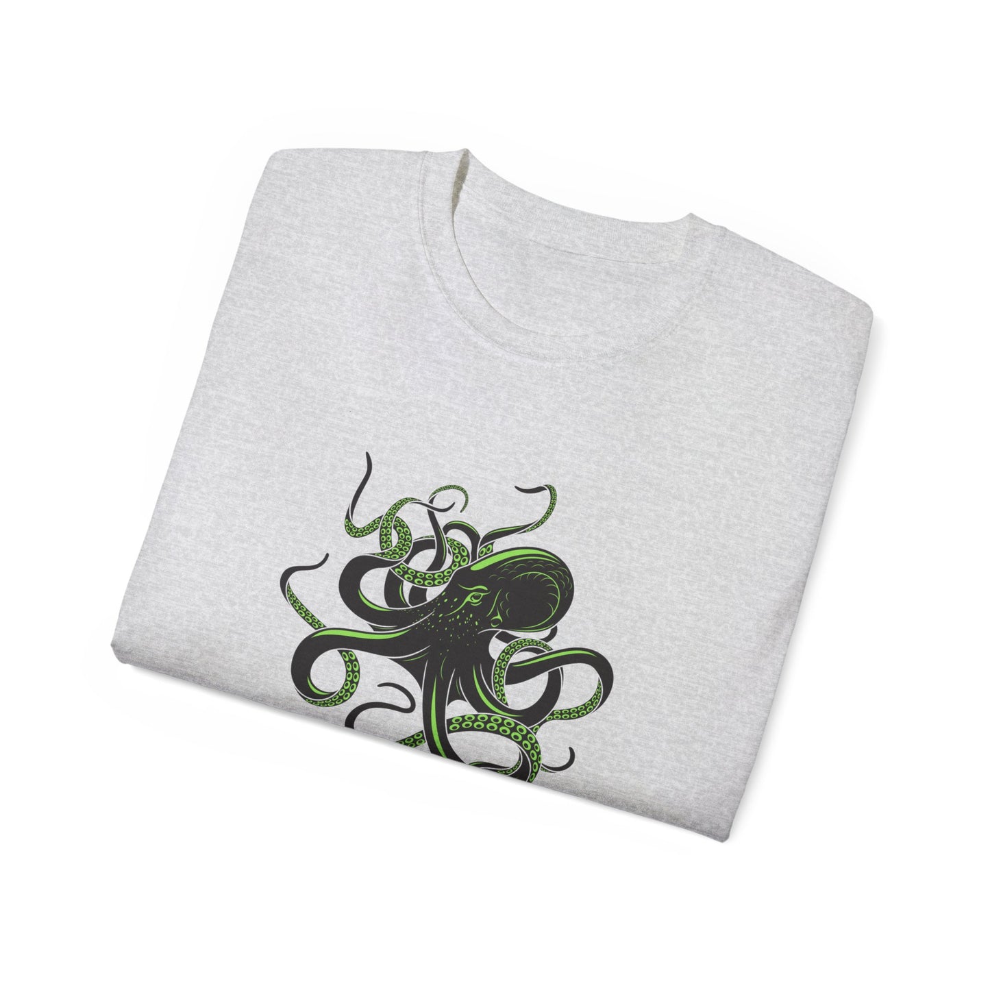 Octopus Graphic Unisex Tee, Ocean Lover T-Shirt, Marine Life Shirt, Gift for Sea Enthusiasts, Sea Creature Apparel, Beach Day Outfit
