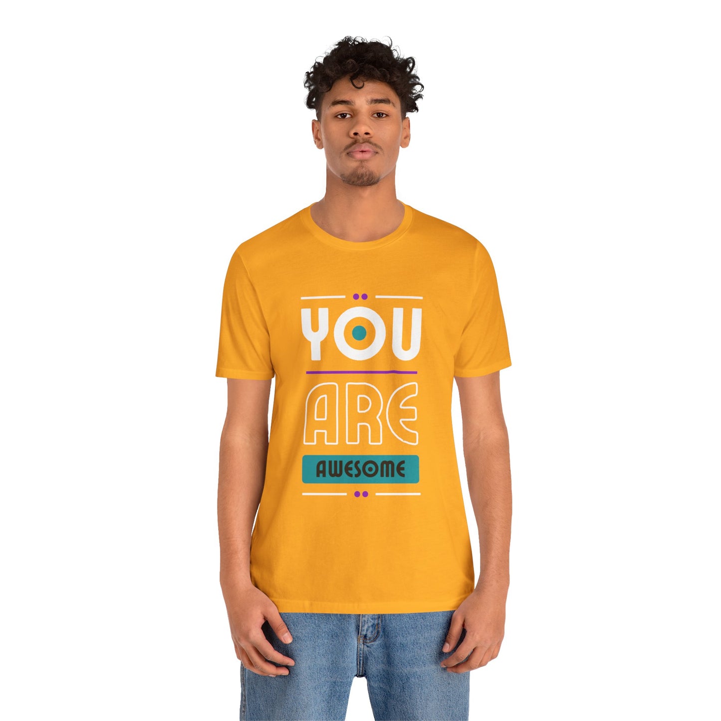 You Are Awesome Tee, Unisex Inspirational T-Shirt, Motivational Gift, Casual Wear, Birthday Gift, Summer Outfit