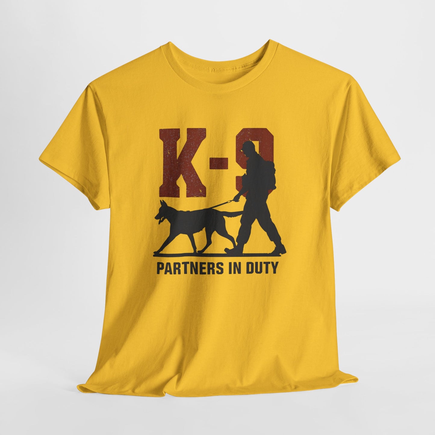 K-9 Partners in Duty Tee, Dog Handler T-Shirt, Dog Lover Tee, Police Dog Apparel, Dog Owner T-Shirt