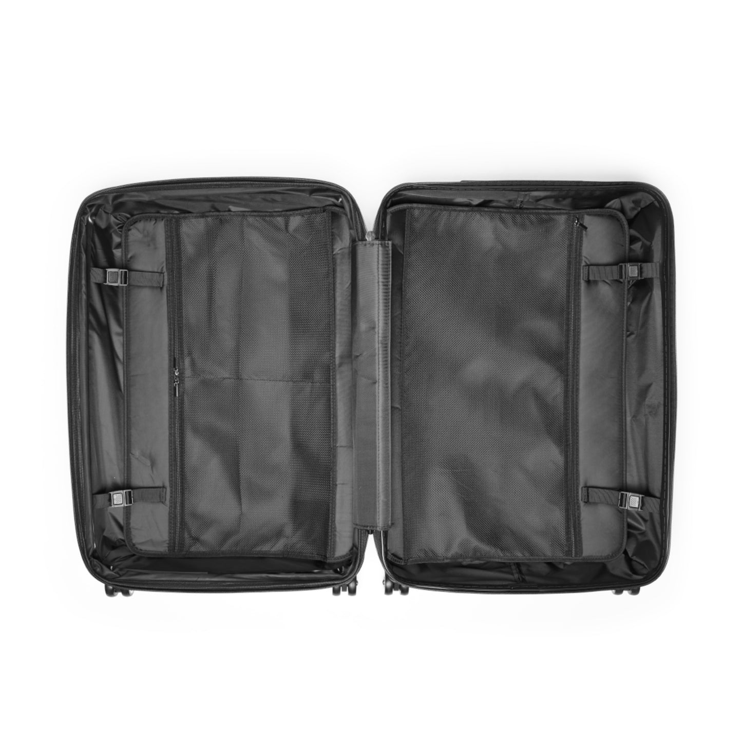 Dog Lover Suitcase Featuring Two German Shepherds Sloppily Sitting