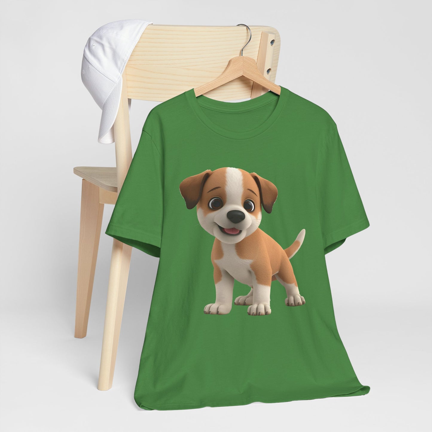 Cute Dog 3D Graphic Tee, Fun Animal Shirt, Dog Lover Gift, Playful Fashion Statement