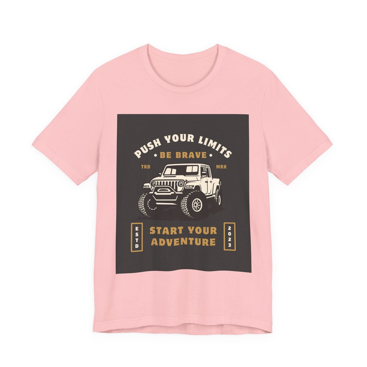 Push Your Limits Adventure-Inspiring Unisex Jersey Tee, Outdoor Shirt, Motivational T-Shirt, Gift for Adventurers, Hiking Apparel, Travel Tee