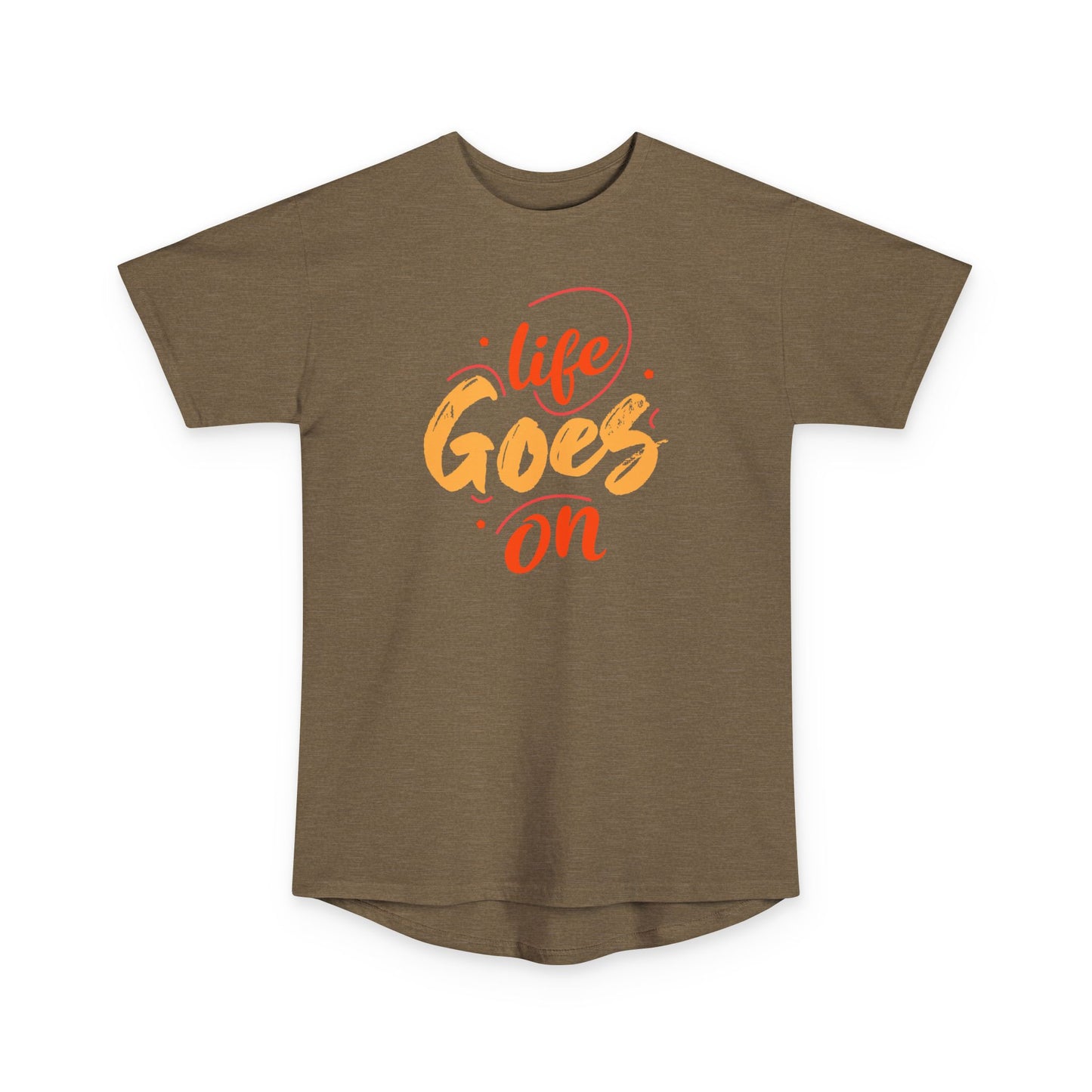 Inspirational Unisex Urban Tee - 'Life Goes On', Casual Streetwear, Gift for Friends, Motivational Outfit, Comfortable Daily Wear