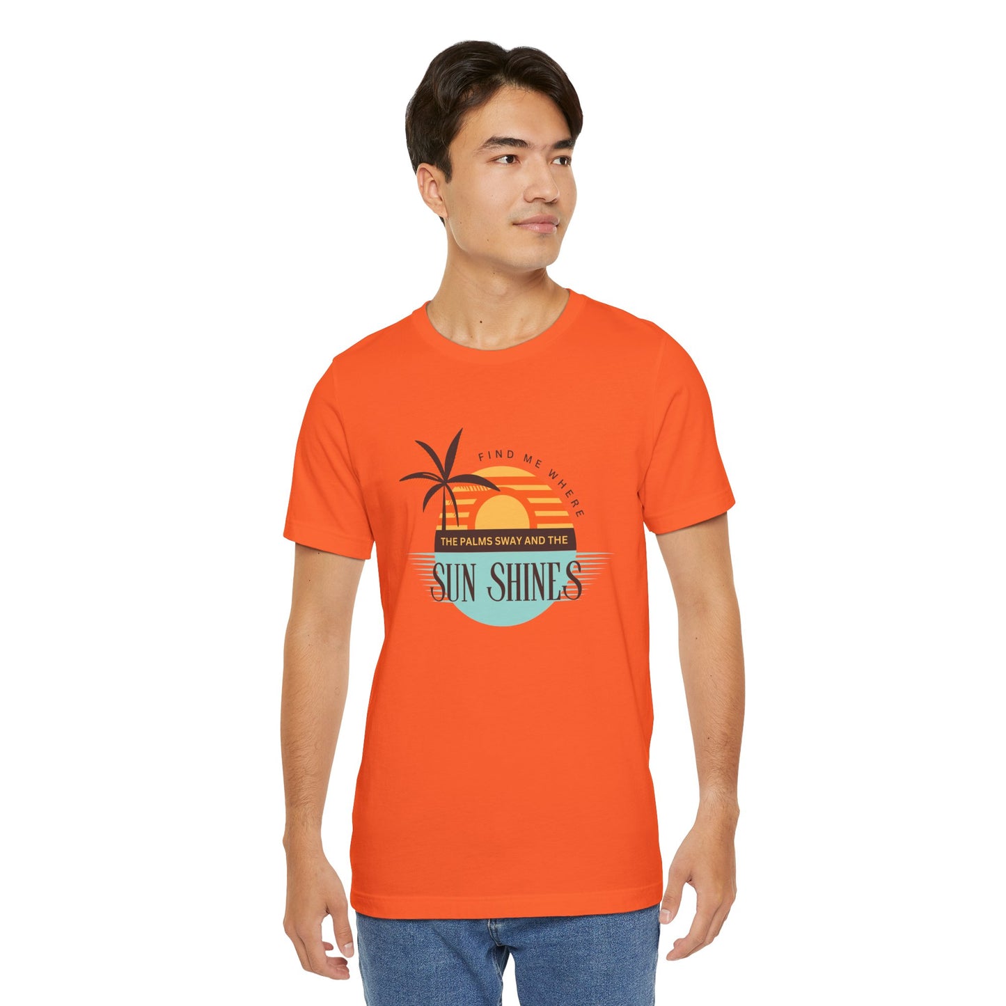 Tropical Vibes Tee - Relaxing Beach Sunset Design for Travelers and Summer Lovers, Perfect Gift for Vacations, Beach Days, and Casual Style