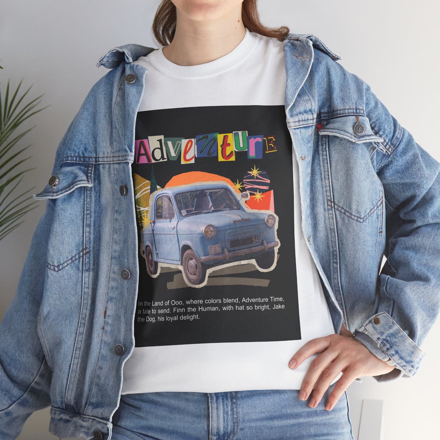 Adventure-Themed Unisex Cotton Tee, Retro Car Graphic Tee, Travel T-Shirt, Gift for Adventurers, Vintage Exploration Top