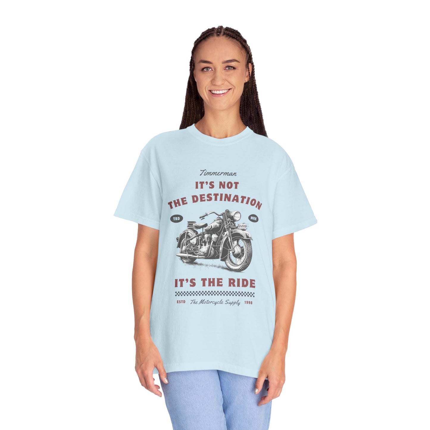 Vintage Motorcycle Ride T-Shirt - It's Not The Destination It's The Ride, Gift for Bikers, Adventure Clothing, Road Trip Outfit