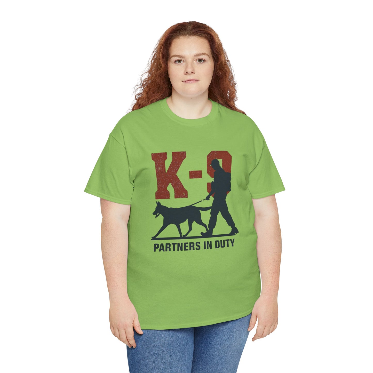 K-9 Partners in Duty Tee, Dog Handler T-Shirt, Dog Lover Tee, Police Dog Apparel, Dog Owner T-Shirt