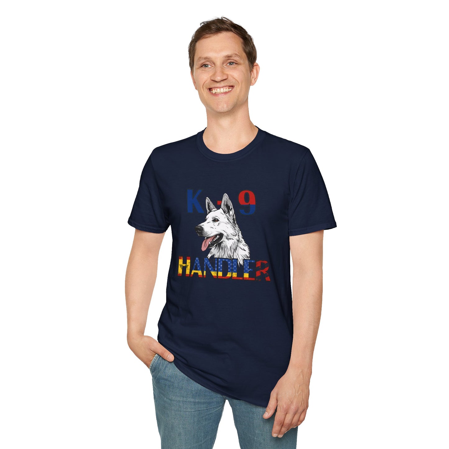 German Shepherd K9 Handler T-Shirt, Police Dog Tee, Canine Enthusiast Apparel