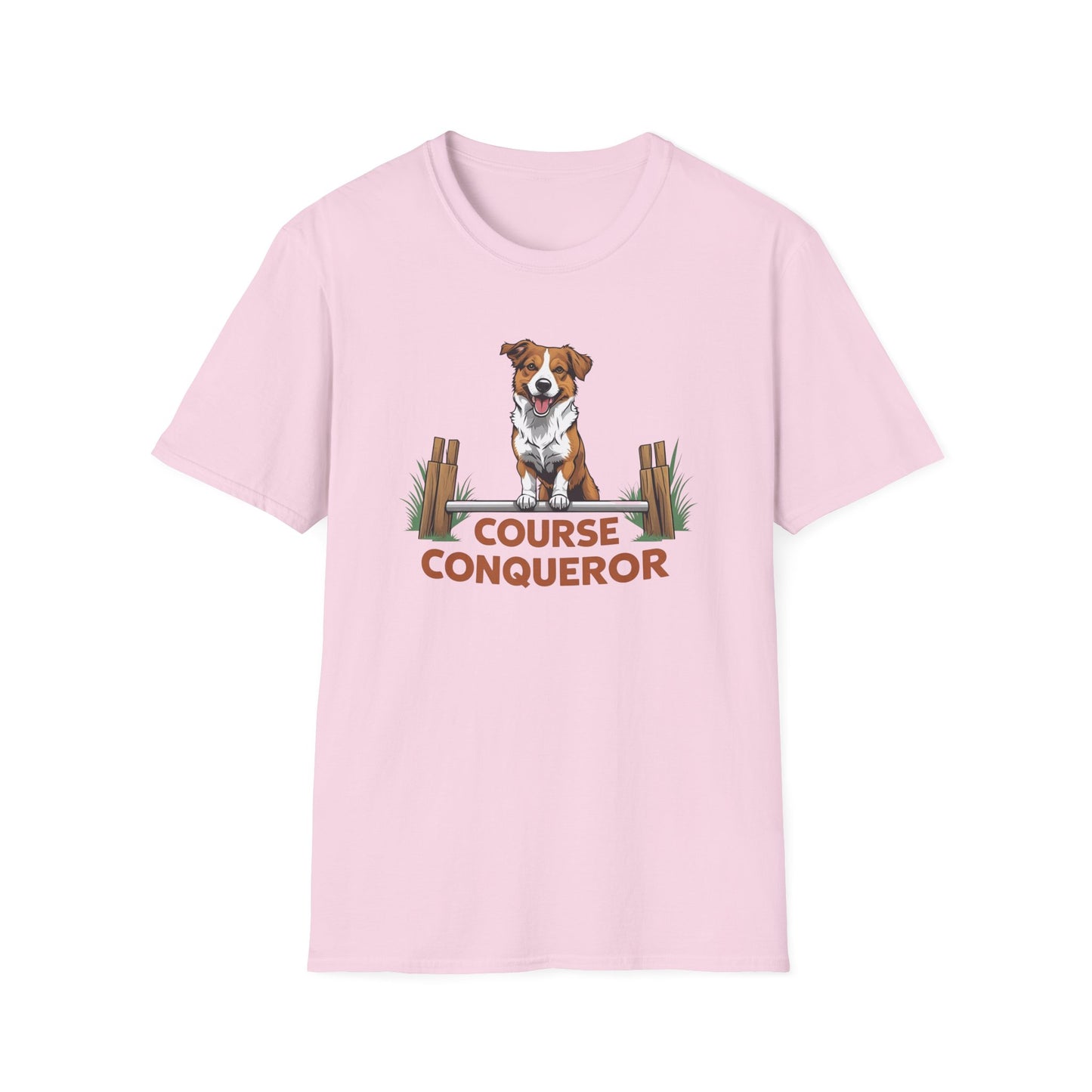 Course Conqueror Dog Training Shirt | Dog Owner Gift, Casual Wear, Funny Pet Apparel, Canine Enthusiast Top