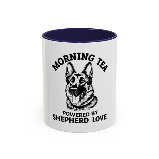 German Shepherd Morning Tea Mug, Dog Lover Gift, Coffee Cup for Pet Owners, Personalized Drinkware