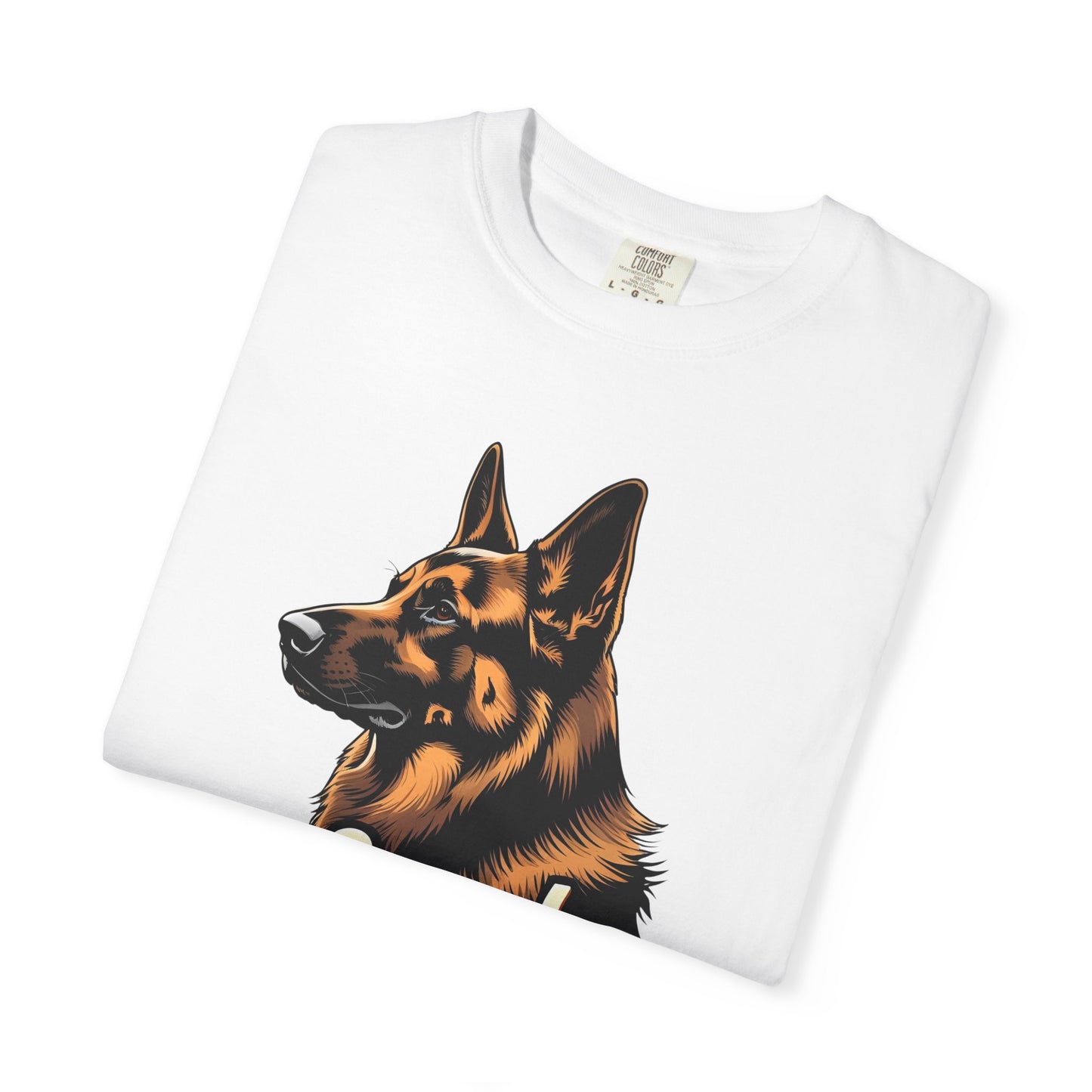 Loyal Companion German Shepherd Lover T-Shirt | Garment-Dyed Unisex Tee for Dog Enthusiasts, Dog Lovers, Gift for Dog Owners, Casual Wear