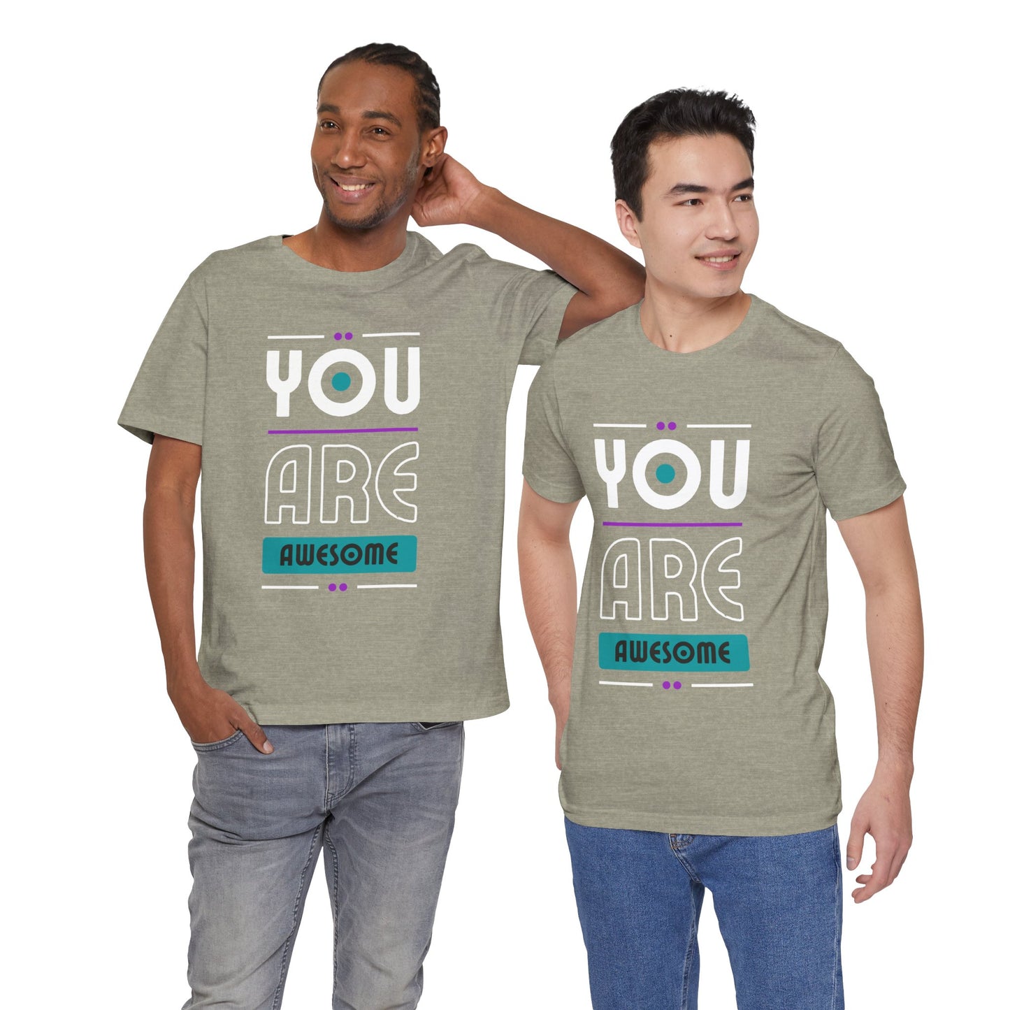 You Are Awesome Tee, Unisex Inspirational T-Shirt, Motivational Gift, Casual Wear, Birthday Gift, Summer Outfit