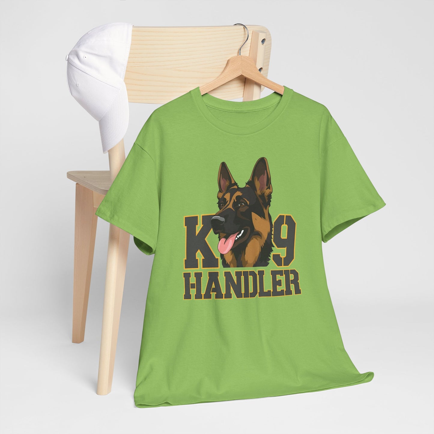 German Shepherd K9 Handler Tee, Perfect for Dog Lovers, Gift for Pet Owners, Unisex Cotton T-Shirt