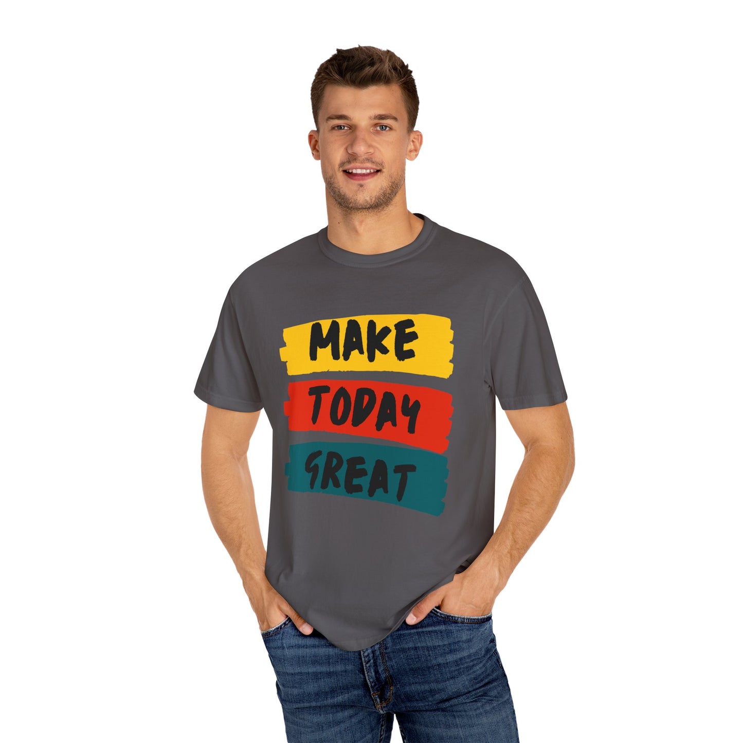 Motivational Unisex T-Shirt - Make Today Great, Casual Wear, Gifts for Her, Gifts for Him, Inspirational Tee, Everyday Comfort