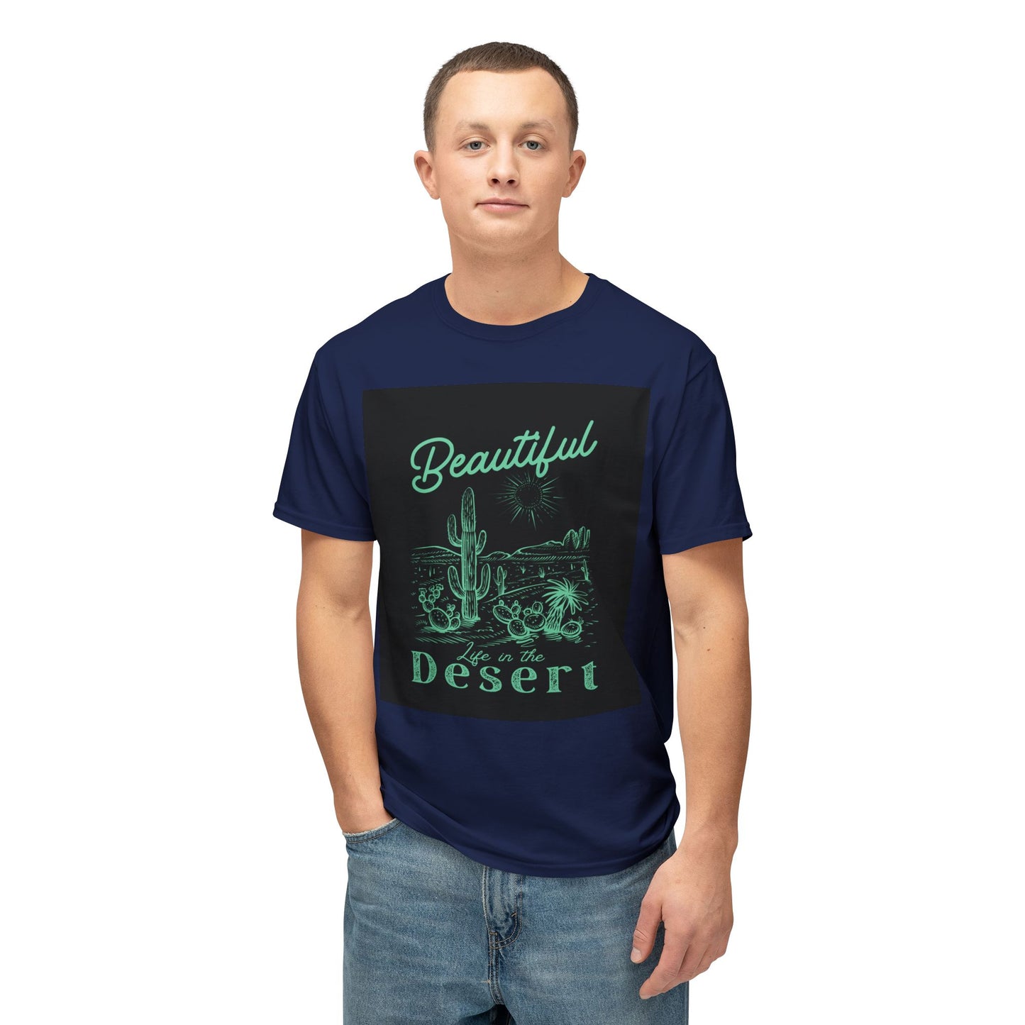Beautiful Desert Unisex T-Shirt, Nature Lover Tee, Summer Vacation Apparel, Gift for Him/Her, Retro Graphic Shirt