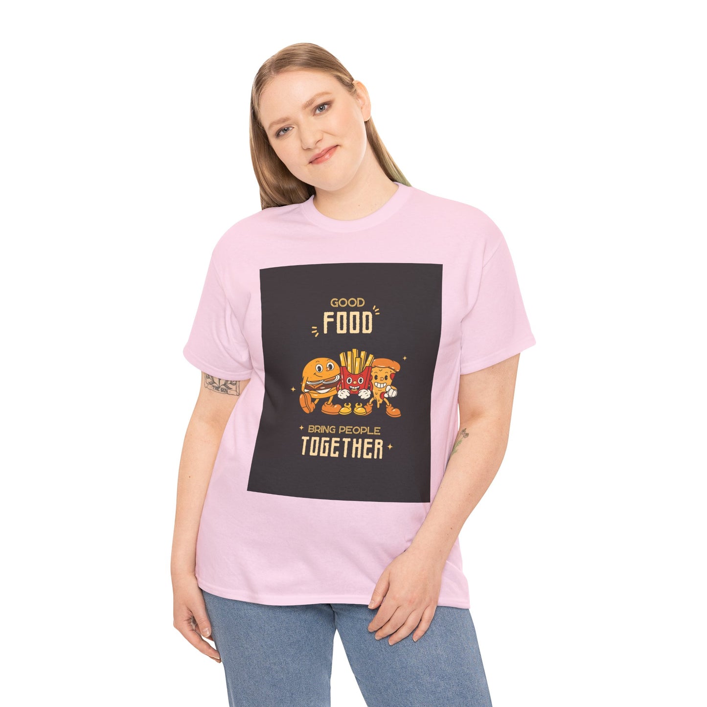Good Food Unisex Tee | Fun Foodie Shirt, Gift for Food Lovers, Casual Wear, Kitchen Humor, BBQ Party