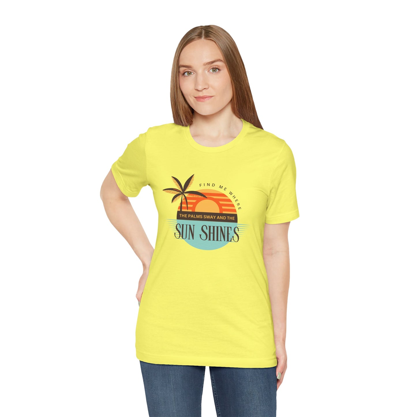 Tropical Vibes Tee - Relaxing Beach Sunset Design for Travelers and Summer Lovers, Perfect Gift for Vacations, Beach Days, and Casual Style