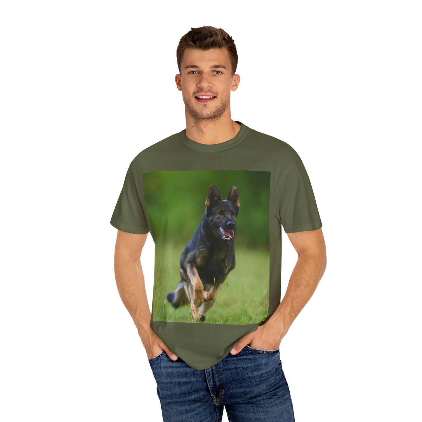 Unisex German Shepherd Lover T-Shirt – Nature Inspired, Perfect for Pet Owners