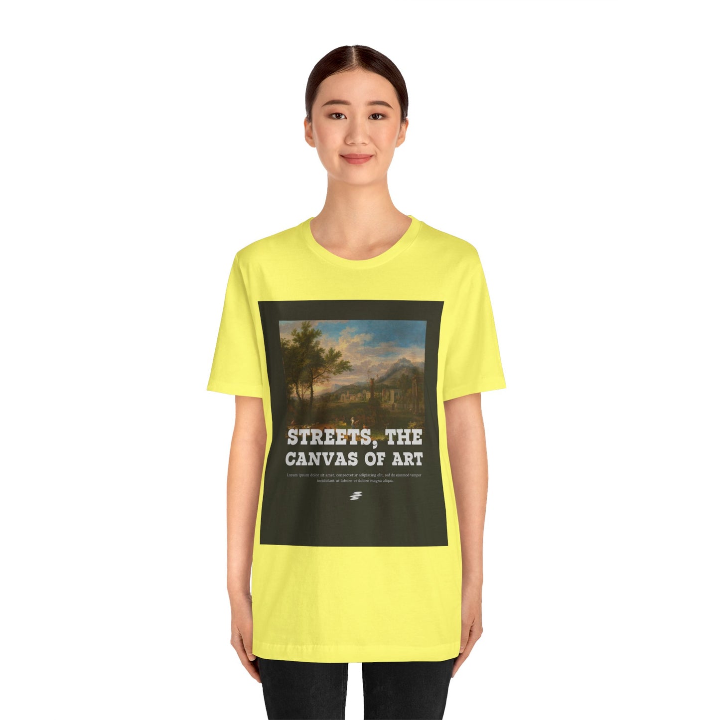 Artistic Graphic Tee - Streets, the Canvas of Art | Unisex Short Sleeve Shirt, Gift for Artists, Art Lovers, Casual Wear, Unique Gifts